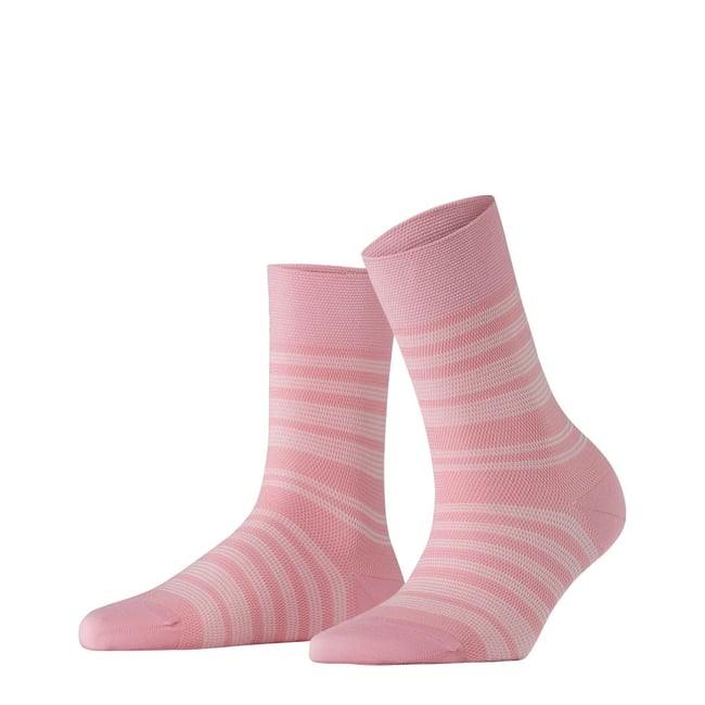 FALKE Happy Strice - Lot De 2 Paires Chaussettes Enfant Coton, Unies Et Rayées, Coupe Confortable