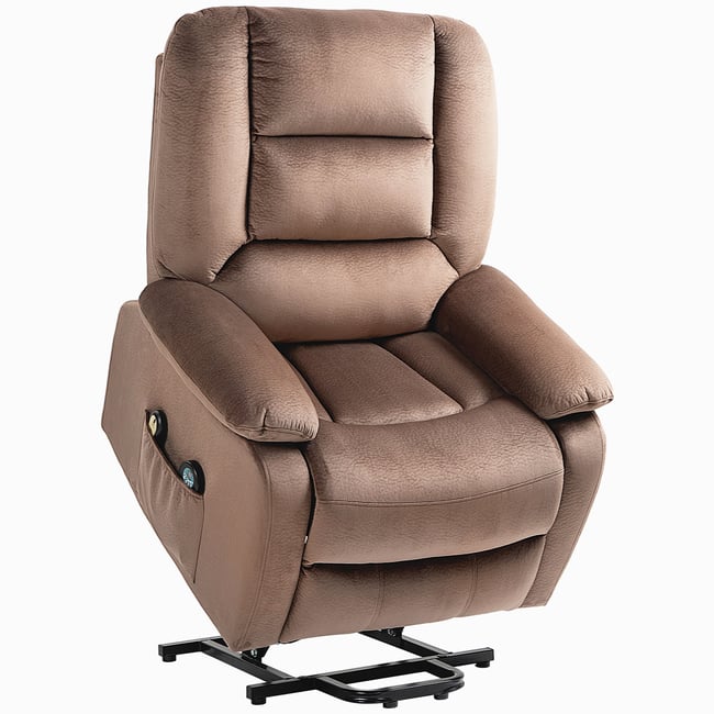 Fauteuil releveur multifonctionnel Polyester Couleur marron <span itemprop=