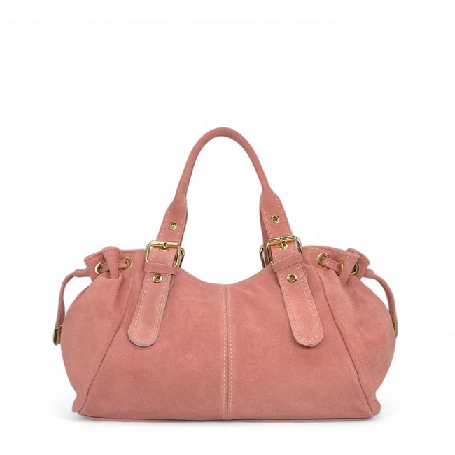 Sac bowling en croûte de cuir PRINCESSE SUEDE - OH MY BAG