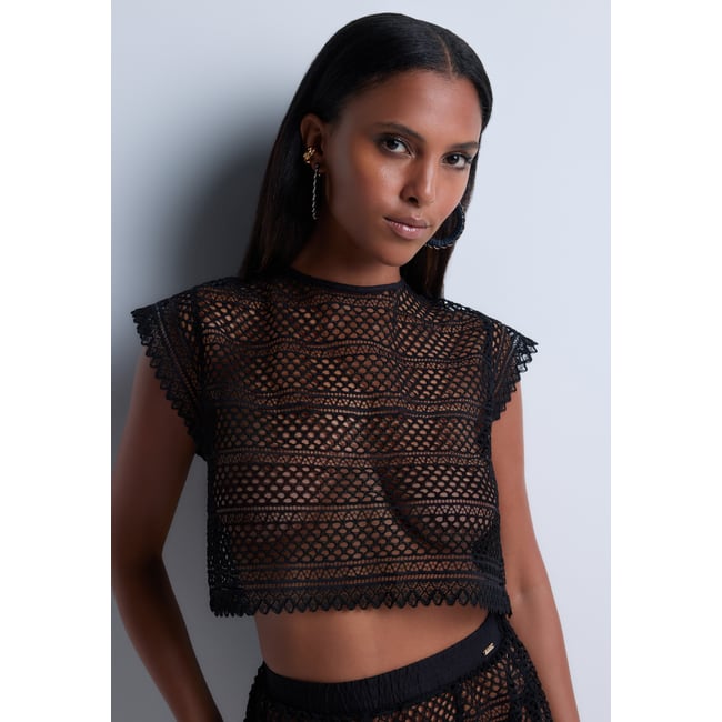 Top manches courtes By the Sea noir <span itemprop=
