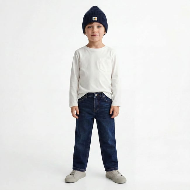 Bonnet  - Bon état bleu <span itemprop=