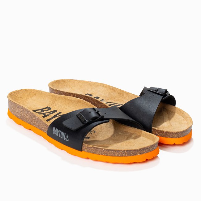 Sandales ZEPHYR pour homme noir <span itemprop=