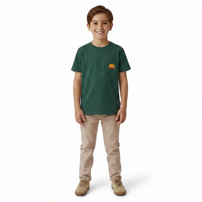 T-shirt  - Très bon état vert <span itemprop=