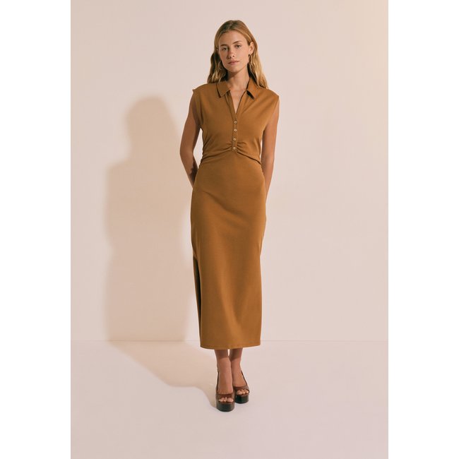 Robe longue en coton ROMEO henne <span itemprop=