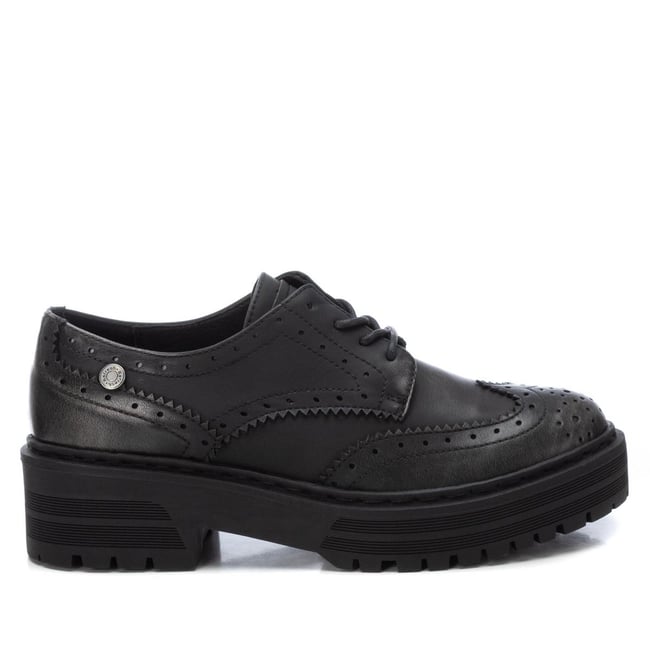 Chaussure Blucher/Derby Plaine Décontractée Lacets noir <span itemprop=