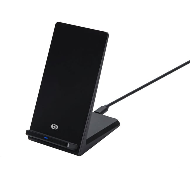 Chargeur induction sans fil 10W Noir Stand - ESSENTIEL B