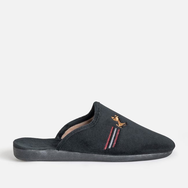 Pantoufle GABIN noir <span itemprop=