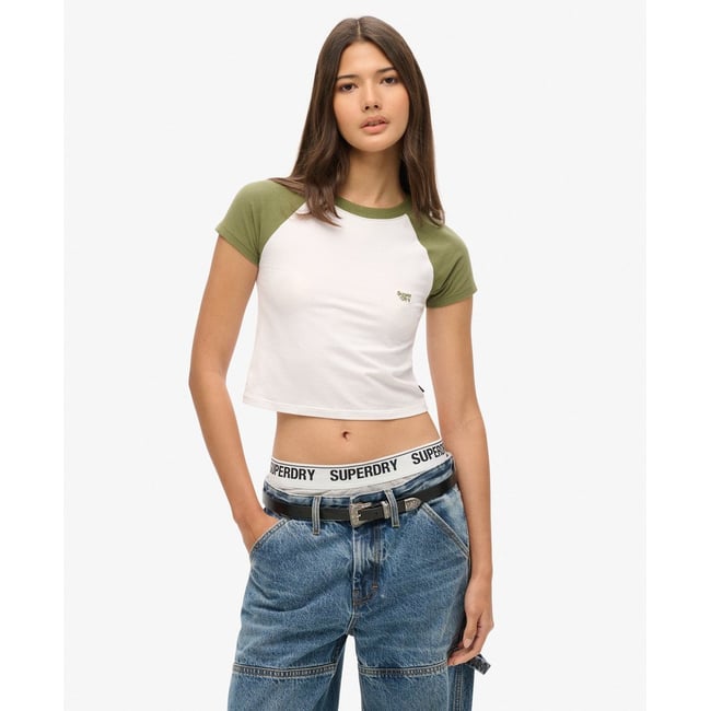 T-shirt de baseball baby court - SUPERDRY