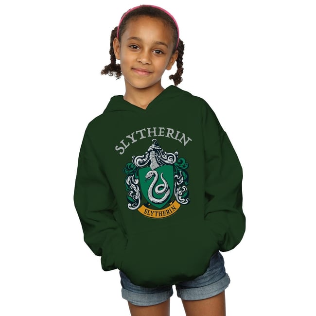 Sweat à capuche SLYTHERIN vert sapin <span itemprop=