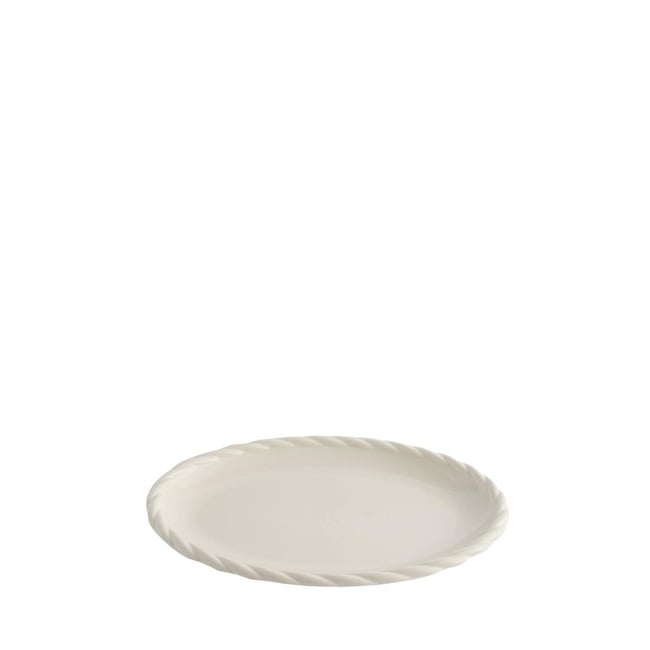 Plat ovale en corde tressée Couleur naturel <span itemprop=