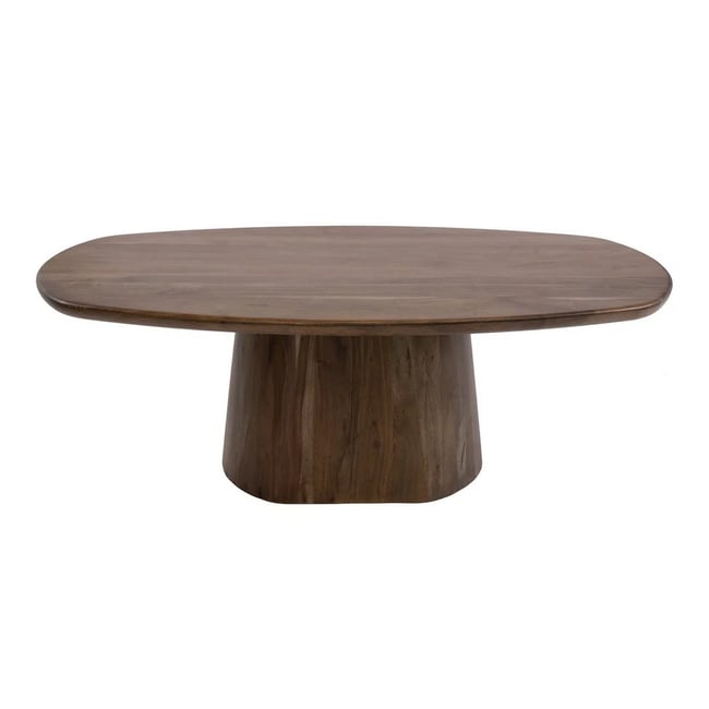 Table basse en bois d'Acacia - BRASILIA Couleur bois d'acacia <span itemprop=