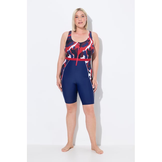 Combinaison de bain sans bonnets souples. marine <span itemprop=
