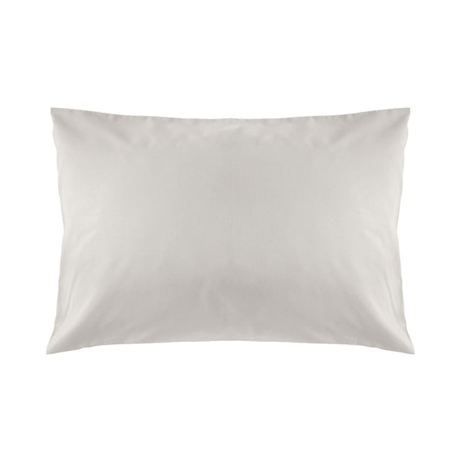 MAKOSAS Taie D'Oreiller Coton Blanc - Confort Cervical Ergonomique Oreiller Confort - Respirante Hypoallergénique