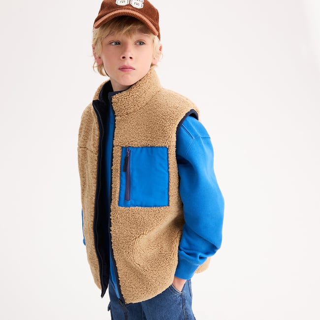 Blouson sans manches réversible en sherpa - LA REDOUTE COLLECTIONS