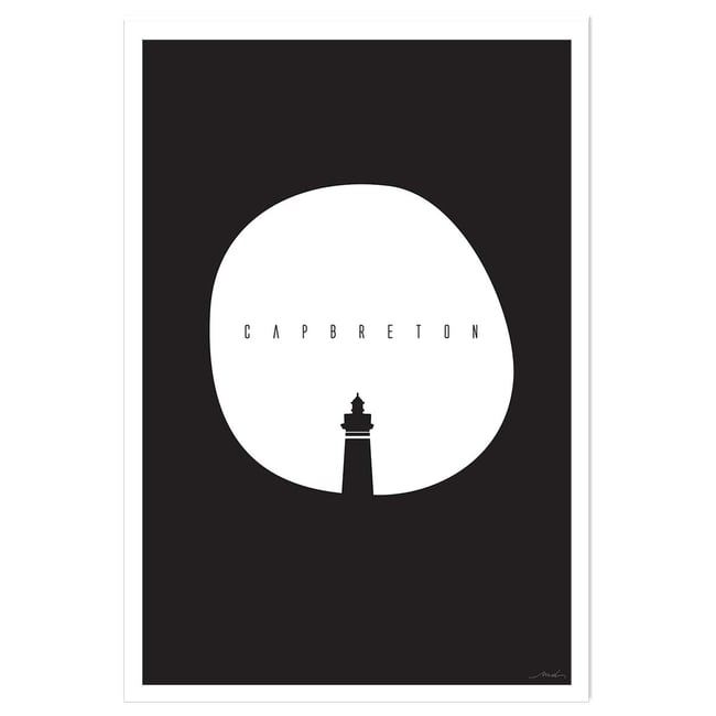 Affiche minimal capbreton - HEXOA