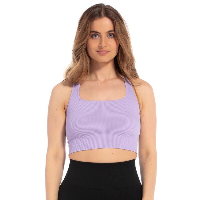 Crop Tank Top Bralette lavender MAGIC BODYFASHION