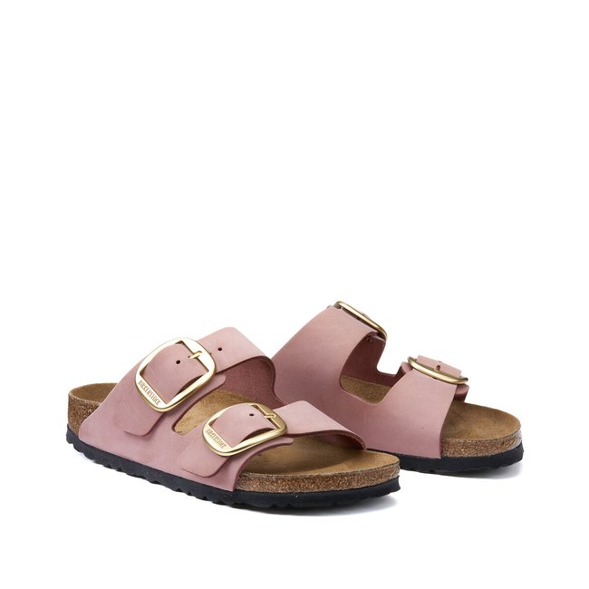 Mules grosses boucles Arizona Big Buckle vieux rose <span itemprop=