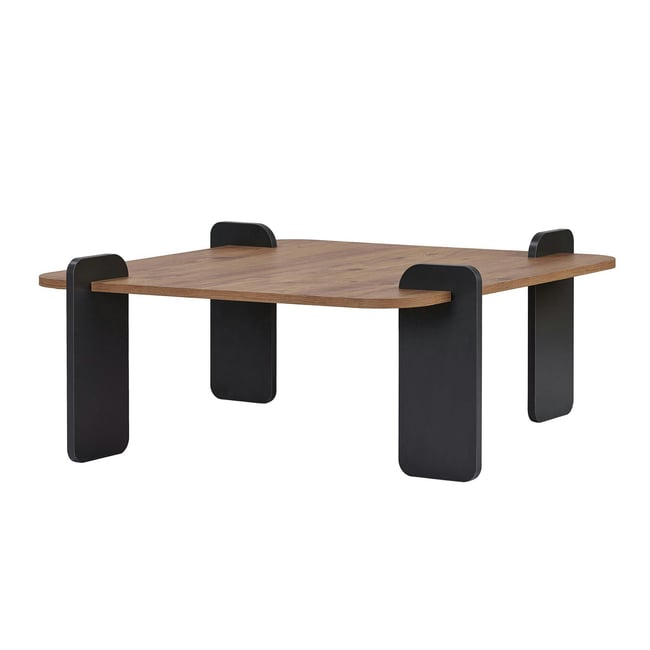 Table basse carrée en bois design MARFA - PIER IMPORT