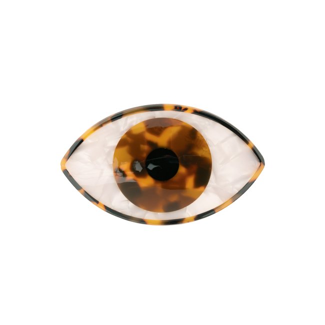 Pince à cheveux Oeil - Marron - COUCOU SUZETTE