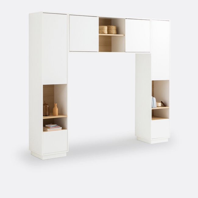 Tête de lit pont, Biface Couleur blanc <span itemprop=