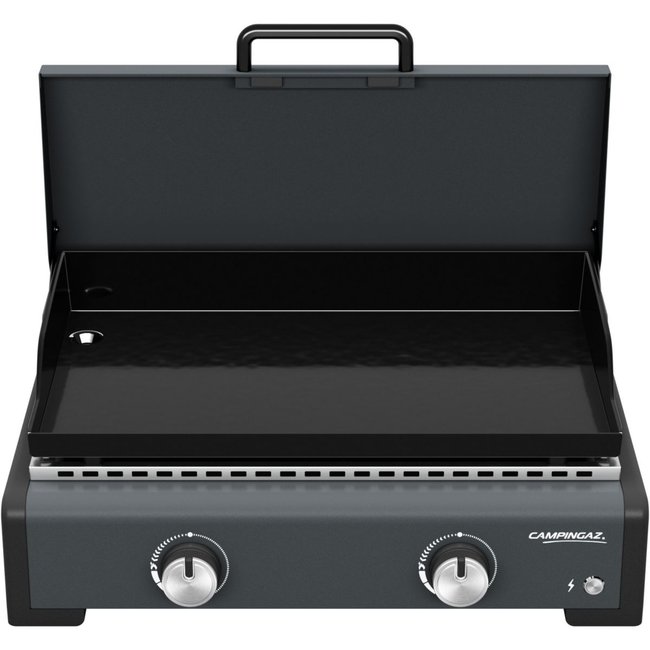 Plancha gaz SIGMA 2 2210869 noir 2 brûleurs à poser, 58x36 cm - CAMPINGAZ