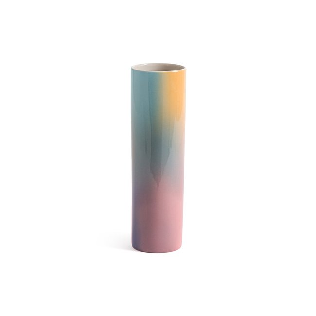 Melrose International Two-Tone Tie Dye Design Ceramic Vase 11