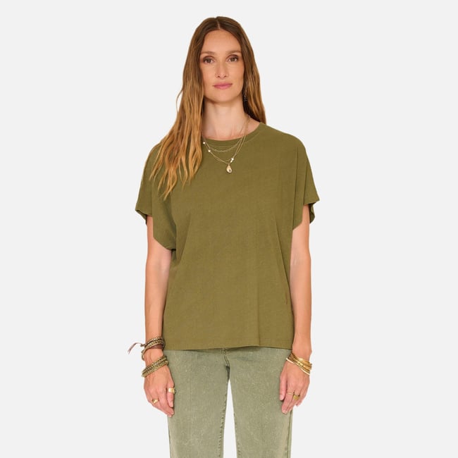 Tee shirt TROGIR 26s kaki <span itemprop=