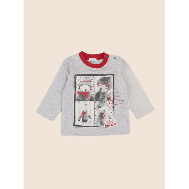 Tee-shirt - Très bon état gris <span itemprop=