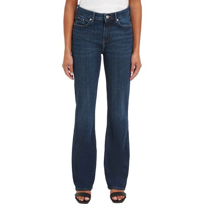 Bootcut-Jeans aus Stretch-Denim marine <span itemprop=