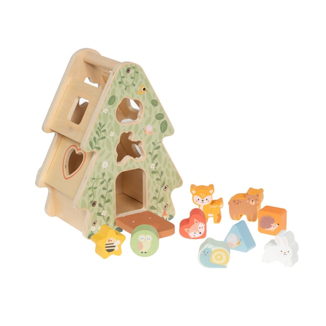 Boite à formes Forêt en bois FSC vert <span itemprop=