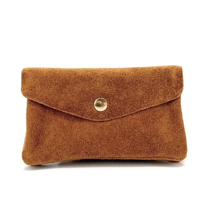 Pochette porte-monnaie en cuir nubuck COMPO SUEDE - OH MY BAG