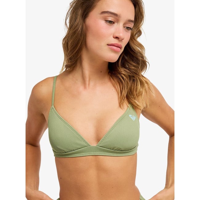 Haut de maillot de bain ROXY LOVE  kaki <span itemprop=