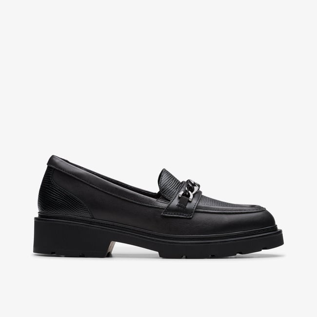 Mocassins Cuir ERIS EDGE Y noir <span itemprop=