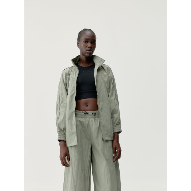 Veste de sport zippée Performance Athleisure AMARA vert grisâtre <span itemprop=