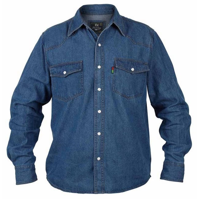 Chemise denim grande taille WESTERN - DUKE
