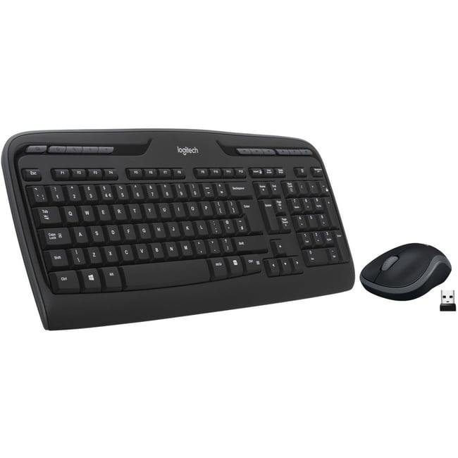 Clavier + Souris MK330 noir et gris <span itemprop=