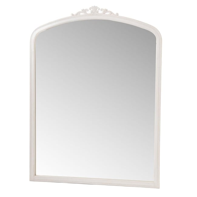 Miroir Design Loberon En Bois Blanc - Dimensions 120x6 Cm - Neuf, Fabrication Amadeus