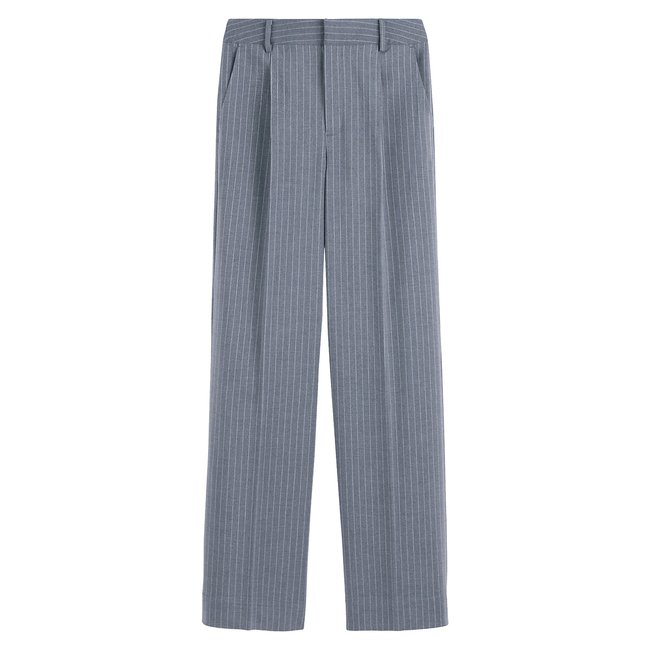 Pantaloni larghi, con righe tennis rayé gris/ivoire LA REDOUTE COLLECTIONS
