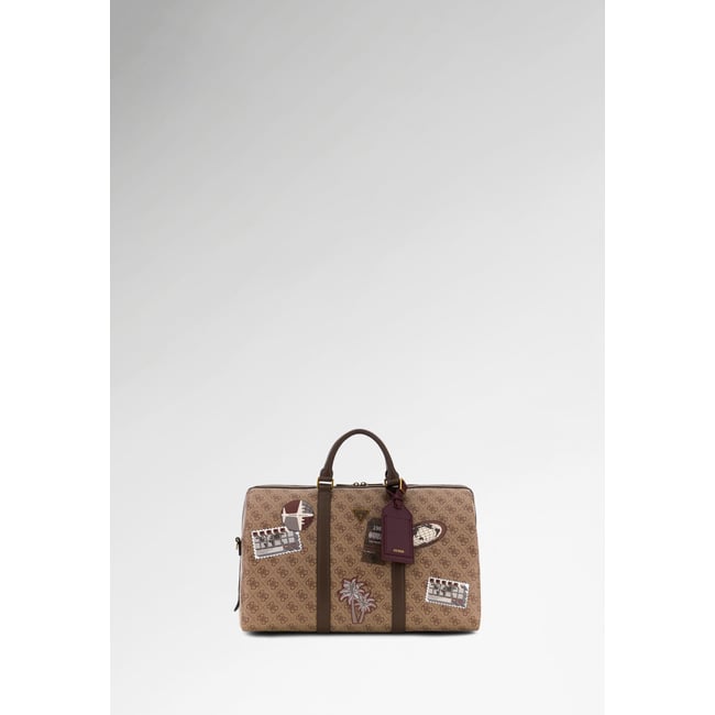 Sac De Voyage À Logo Milano beige/marron multicolore <span itemprop=