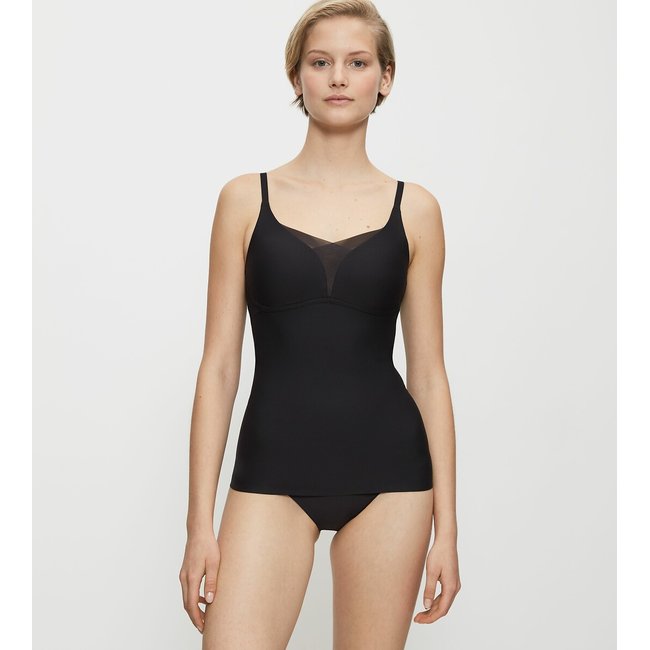 Top segunda pele, Shape Smart preto <span itemprop=