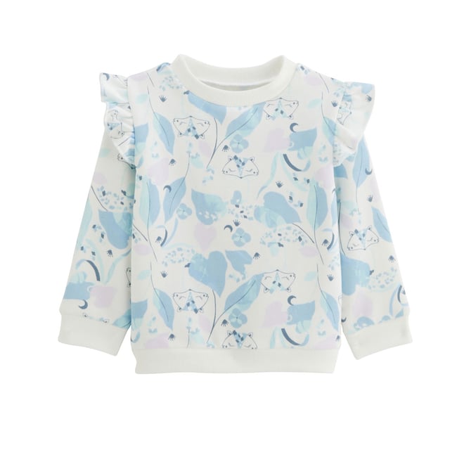Sweat Bébé Molletonné Kalaoupe | Ouverture Dos | 60% Coton - 40% Polyester | STANDARD 100 By OEKO-TEX