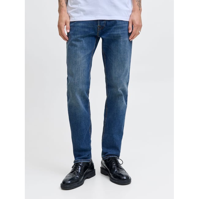 Jean Coupe Tapered blue denim <span itemprop=