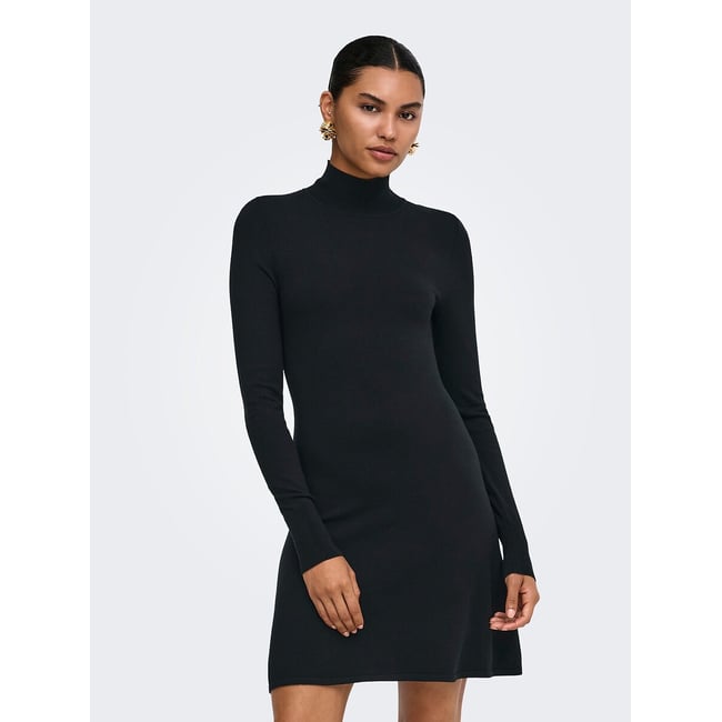 Robe évasée col montant - ONLY