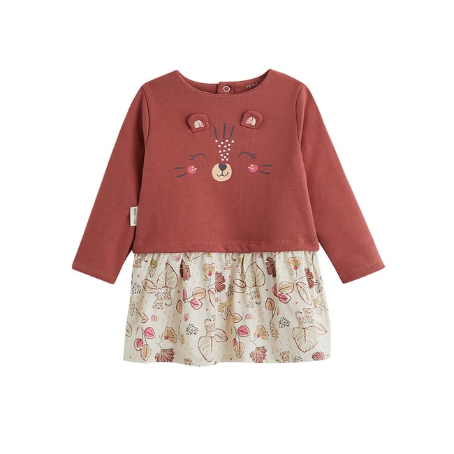 Robe bébé Léa rose <span itemprop=