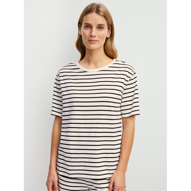 T-shirt à manches courtes manches courtes Viscose FAVOURITES LAYERING crème de charme <span itemprop=