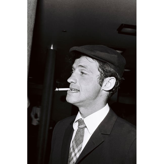 Tableau noir et blanc célébrité Jean-Paul Belmondo - HEXOA