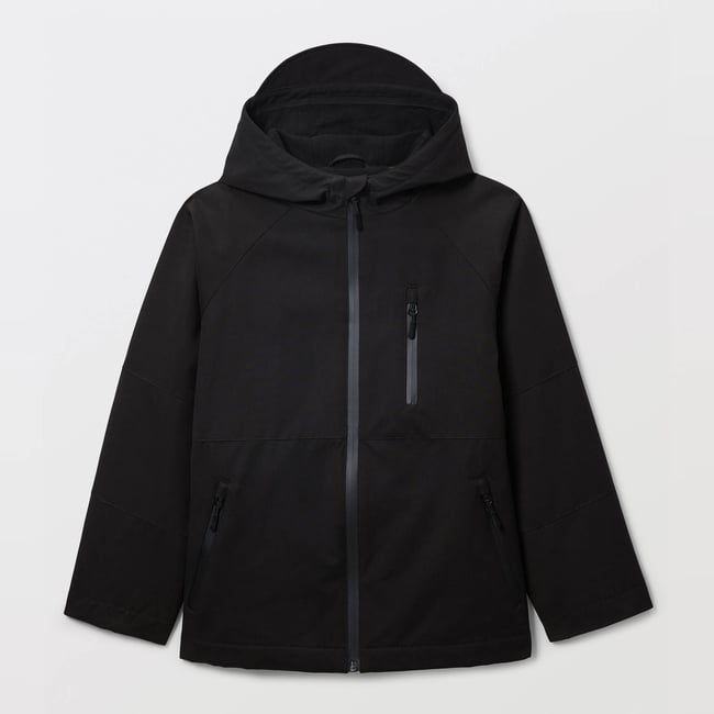 Coupe-vent déperlante, certifié OEKO-TEX noir <span itemprop=