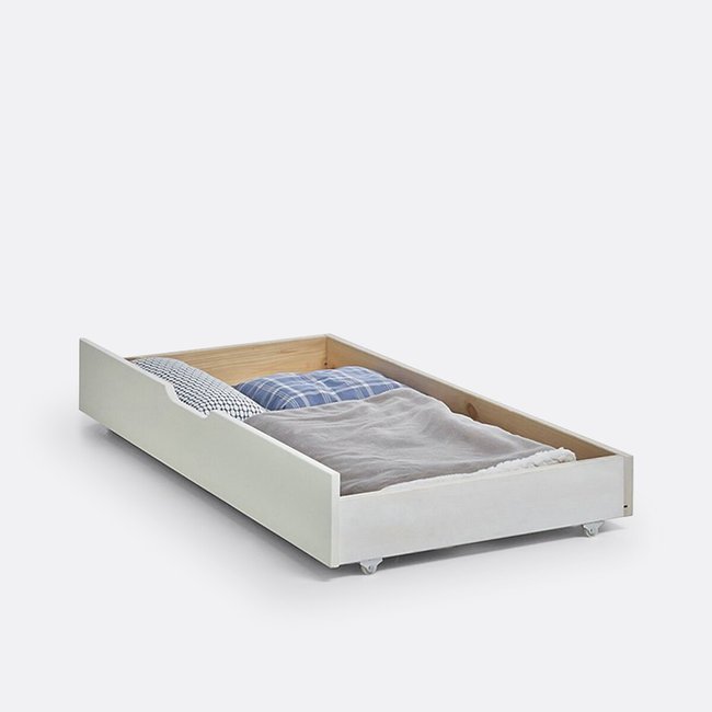 Tiroir spécial lit, Toudou Couleur blanc <span itemprop=