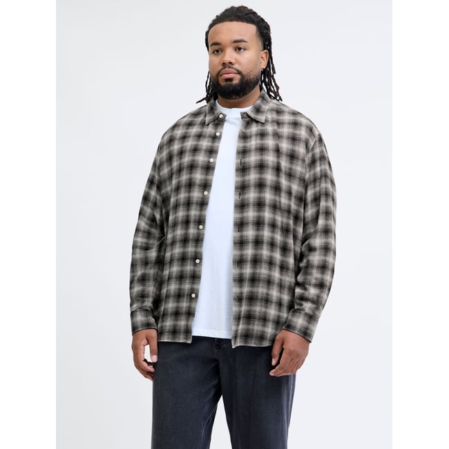 Chemise grise - pavement <span itemprop=