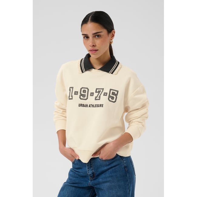 Sweatshirt blanc turtledove <span itemprop=